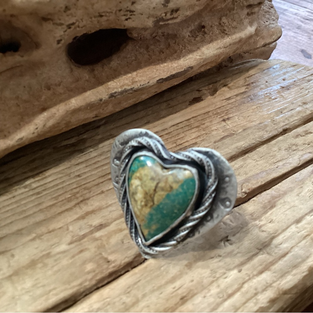Southwestern Sterling Silver and Turquoise Ring